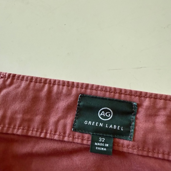 AG Adriano Goldschmied The Graduate Green Label Salmon Straight Pants 32 x 32 - Picture 5 of 9